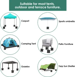 EINFEBEN 4X Pavillon Sandsäcke Pavillons & Partyzelte Campingausrüstung Fuer Zelt Standfuss Gewichte Pavillonstandfuesse Beschwerung Sonstiges Zeltzubehör Campingausrüstung -Grünwelt Exporteren Garten-Winkel 000c8ae6ed1f3c5d1c483d7c987960bf