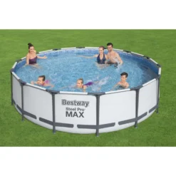 Bestway Steel Pro Max™ Frame Pool Komplett-Set, Rund, 427x107cm, 56950 -Grünwelt Exporteren Garten-Winkel 0067ccb944131fe4bb56559e24a0e212