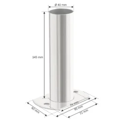 Zelsius Edelstahl Poolleiter Halterung | Ø 40 Mm | Flansch Set Für Pool Leiter -Grünwelt Exporteren Garten-Winkel 019eacd0b1f27ae1f5510cd7fa402c32