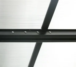 Westmann Aluminium Terassenüberdachung Mit Doppelstegplatten "Bruce" Schwarz 556 X 300 X 225-270 Cm (L X B X H) -Grünwelt Exporteren Garten-Winkel 01b64ddc2733bb0bf01bb78abcaa98d2