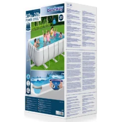 Bestway Power Steel™ Frame Pool Komplett-Set, Eckig, 412x201x122cm, 56457 -Grünwelt Exporteren Garten-Winkel 01f8674b3cc20e521d259af350c34a4f