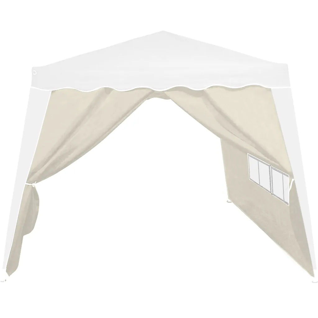 2x Seitenwand Seitenteile Pavillon Faltpavillon 3x3m Capri Partyzelt Gartenzelt Zelt, Farbe:beige 2 2x Seitenwand Seitenteile Pavillon Faltpavillon 3x3m Capri Partyzelt Gartenzelt Zelt, Farbe:beige – Bild 2