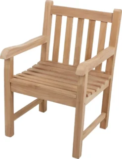 Garden Pleasure Armsessel Gartenstuhl Holzstuhl SOLO, Teak B-grade Unbehandelt -Grünwelt Exporteren Garten-Winkel 02456e2ac9e059ab4d4ac93ac18b2658