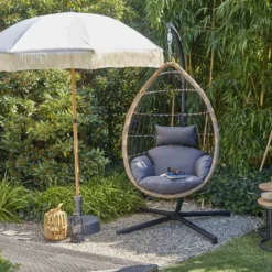 SIENA GARDEN Maui Mittelstockschirm Woodlook/natur Ø 180cm L30525 -Grünwelt Exporteren Garten-Winkel 024a6eeaab0299e758f6386b6a9ac9ca