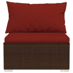 VidaXL 10-tlg. Garten-Lounge-Set Mit Kissen Poly Rattan Braun -Grünwelt Exporteren Garten-Winkel 033bcd6db343eff180871e5df958108a