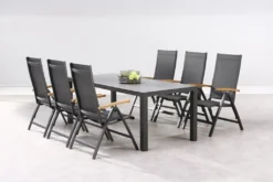 Best Alu-Klappsessel Cavalese H 110 X B 62 X T 67 Cm, Sitztiefe 48 Cm, Mehrfach Verstellbar, Armlehne Aus Teakholz, Farbe Weiß -Grünwelt Exporteren Garten-Winkel 0352a734eaa0b257189cf4d79502aee0