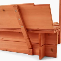 HOME DELUXE - Sandkasten BUDDELKISTE - 110 X 110 X 110 Cm - , Mit Höhenverstellbarem Sonnendach, Mit Umklappbaren Bänken I Sandbox -Grünwelt Exporteren Garten-Winkel 039bbbc50a33d6600462951fae4eedbd