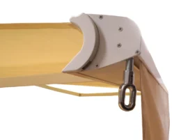 Elektrische Kassetten-Markise H124, Vollkassette, 4x3m Ausfahrbarer Volant Polyester Creme -Grünwelt Exporteren Garten-Winkel 06e66c22f09b71687b7180092e1e733a