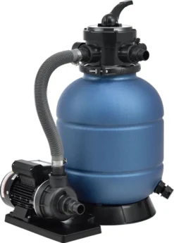 Juskys Sandfilteranlage PSFA20A – Robuster Pool-Filter Mit 4 Wege-Ventil Und Druckanzeige - Mit Selbstreinigungsfunktionen Und Winterfest
