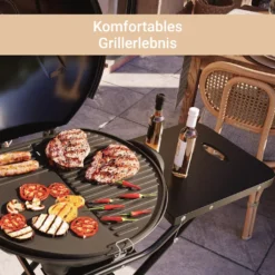 SUNTEC Elektrogrill BBQ-9295 Auch Als Tischgrill Geeignet | Grill Mit Abnehmbarem Deckel Und Regulierbaren Thermometer | Ideal Für Balkon, Garten, Outdoor Und Camping | Barbecue Für Mehrere Personen -Grünwelt Exporteren Garten-Winkel 080b48cb65e70b95a0e67acf918af4b4