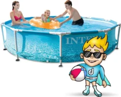 INTEX Beachside Pool-Set Mit Metallrahmen (Filterpumpe) 4.485 L 25 INTEX Beachside Pool-Set Mit Metallrahmen (Filterpumpe) 4.485 L -Grünwelt Exporteren Garten-Winkel 0968c876036073c53028d07dc0e6d766