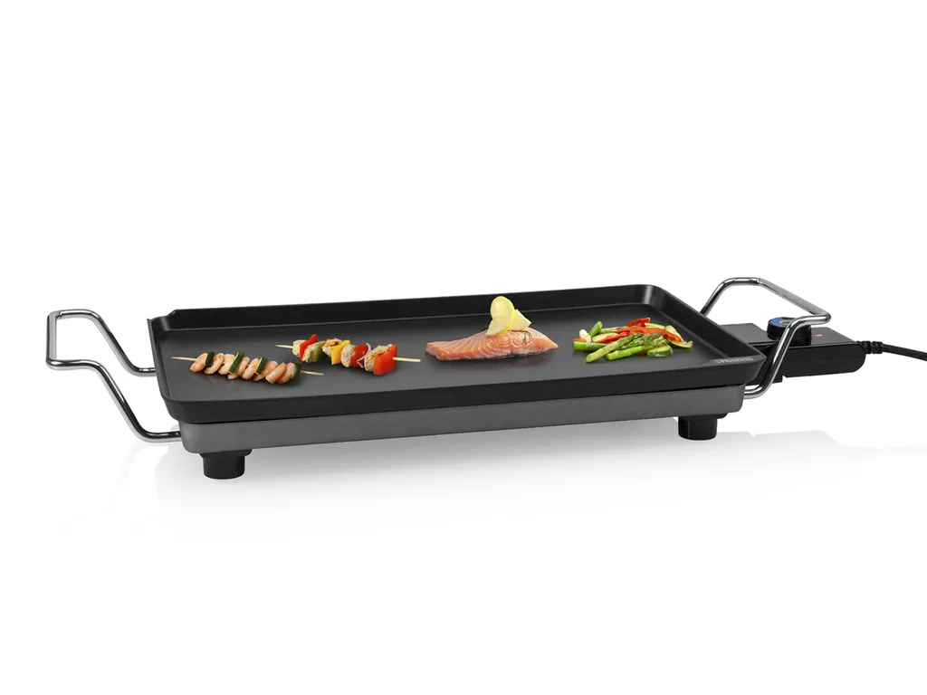 Princess Tischgrill/ Teppanyaki Grill 102300, Arbeitsfläche, Aluminium, Schwarz, Aluminium, 460 X 260 Mm, 6 Person(en) 1 Princess Tischgrill/ Teppanyaki Grill 102300, Arbeitsfläche, Aluminium, Schwarz, Aluminium, 460 X 260 Mm, 6 Person(en)