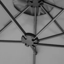 Tectake Sonnenschirm Silia 460x270cm Mit 3 Winddächern - Grau -Grünwelt Exporteren Garten-Winkel 09ae4a3409a18e4584db7b99ad8ba53d