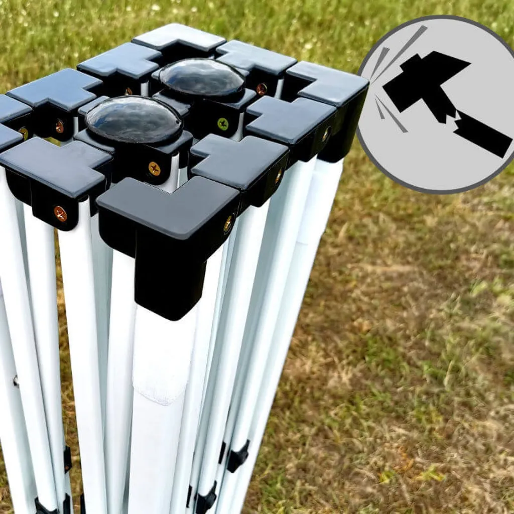 Gartenzelt 2x3m - Ohne 3 Wänden - Beige 4 Gartenzelt 2x3m - Ohne 3 Wänden - Beige – Bild 4