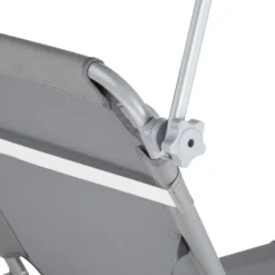 Tectake Gartenliege 4-stufig Mit Kopfpolster - Grau -Grünwelt Exporteren Garten-Winkel 0aced3e684f764809b9778ee9c2eed06