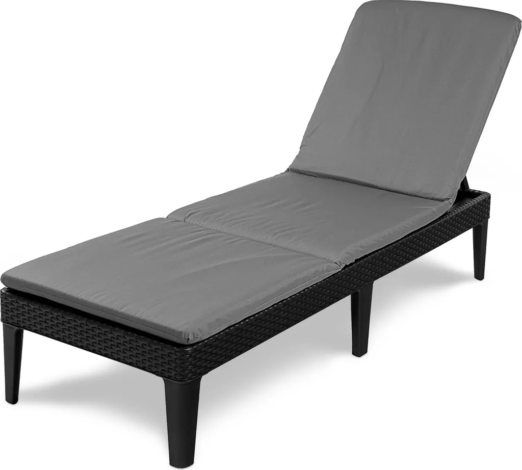 Allibert Sunlounger Liege Jaipur Inkl. Auflage, Farbe Graphit/Grau 19 Allibert Sunlounger Liege Jaipur Inkl. Auflage, Farbe Graphit/Grau – Bild 19