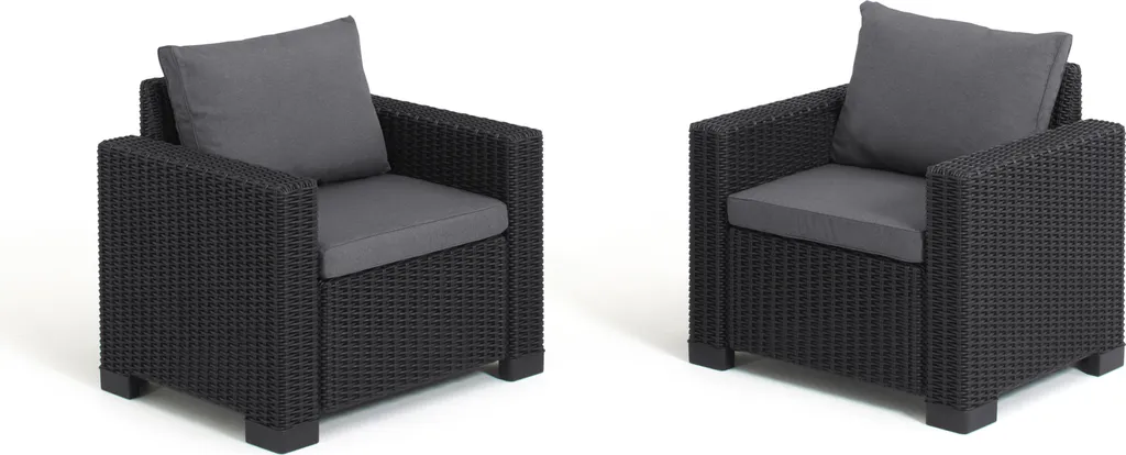 Allibert By Keter Sessel California Doppelpack 2-er Set 1 Allibert By Keter Sessel California Doppelpack 2-er Set