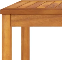 VidaXL 4-tlg. Garten-Lounge-Set Mit Auflagen Creme Massivholz Akazie