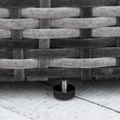 Outsunny Rattan Sonneninsel 5-teilige Loungegruppe Mit Sonnendach Sitzgruppe Mit Kissen Und Beistelltisch Höhenverstellbar Metall Grau 1785 X 10 X 147 Cm -Grünwelt Exporteren Garten-Winkel 0dd2614df5ba677ff91a0cff7162115e