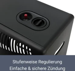 Juskys Keramik Gasheizung GS42US 4200 Watt Mit 3 Heizstufen, Druckregler & Schlauch - Mobil, Effizient & Energiesparend - Gasheizer Gasheizofen Gasheizgerät Heizstrahler -Grünwelt Exporteren Garten-Winkel 0e0c31fb4e01ea9db60e601a91482e74