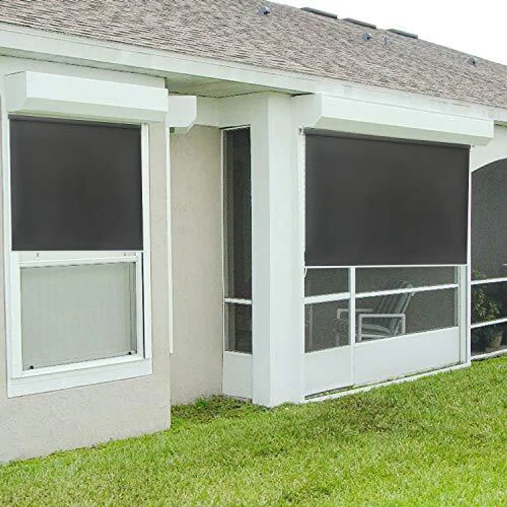 Wolketon Senkrechtmarkise Vertikalmarkise Sonnenschutz Windschutz Seitenrollo Sichtschutz Anthrazit 180 X 140 Cm¡ 5 Wolketon Senkrechtmarkise Vertikalmarkise Sonnenschutz Windschutz Seitenrollo Sichtschutz Anthrazit 180 X 140 Cm¡ – Bild 5