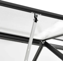 VidaXL Gewächshaus Anthrazit Aluminium 5,24 M³ 14 VidaXL Gewächshaus Anthrazit Aluminium 5,24 M³ -Grünwelt Exporteren Garten-Winkel 0eedf1d6dbed70b116e33507270570cd