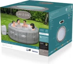 Bestway® LAY-Z-SPA® Whirlpool Honolulu AirJet™ 196 X 71 Cm, Rund -Grünwelt Exporteren Garten-Winkel 0f49d888a81ab88820d5cdfd6fd3c6a4