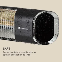 Blumfeldt Dark Wave Infrarotstrahler, Heizstrahler Terrasse, MinimalGlare Heating Tube: Goldbeschichtete Carbonröhre, 9 Heizstufen, Timer, IP65, LED-Display, Deckenheizstrahler Mit 2000 W 19 Blumfeldt Dark Wave Infrarotstrahler, Heizstrahler Terrasse, MinimalGlare Heating Tube: Goldbeschichtete Carbonröhre, 9 Heizstufen, Timer, IP65, LED-Display, Deckenheizstrahler Mit 2000 W -Grünwelt Exporteren Garten-Winkel 0fe8b35abd5dff9695ca54c49a6f7cc5