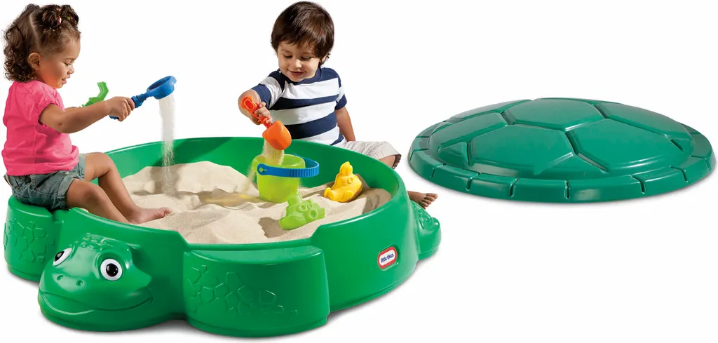 Little Tikes Schildkrötensandkasten Mit Dach 1 Little Tikes Schildkrötensandkasten Mit Dach