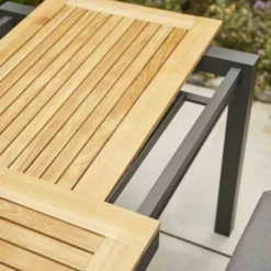Zurigo Auszietisch 180/240x90cm Teakholz / Anthrazit -Grünwelt Exporteren Garten-Winkel 10aa703e450769da46b119d550f71d8e