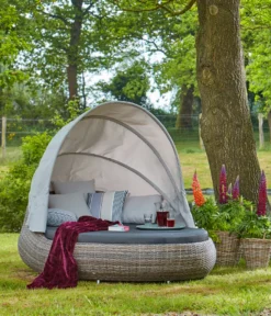 Dehner Sun-Lounger Florida, Rund, Ca. 220 X 160 X 159 Cm, Aluminium/Polyrattan, Braun/grau 14 Dehner Sun-Lounger Florida, Rund, Ca. 220 X 160 X 159 Cm, Aluminium/Polyrattan, Braun/grau -Grünwelt Exporteren Garten-Winkel 10fe536965594f9b7ff4539b09998779