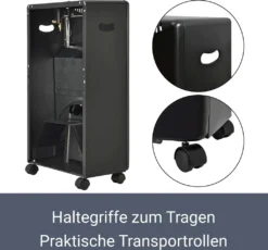 Juskys Keramik Gasheizung GS42US 4200 Watt Mit 3 Heizstufen, Druckregler & Schlauch - Mobil, Effizient & Energiesparend - Gasheizer Gasheizofen Gasheizgerät Heizstrahler -Grünwelt Exporteren Garten-Winkel 110fd66548a5e76887c766d2f1e4ac3d