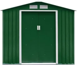 COSTWAY Metall Gerätehaus Inkl. Metallfundament 213x127x185cm Gartenhaus Geräteschuppen Garten Schuppen Dunkelgrün 11 COSTWAY Metall Gerätehaus Inkl. Metallfundament 213x127x185cm Gartenhaus Geräteschuppen Garten Schuppen Dunkelgrün -Grünwelt Exporteren Garten-Winkel 115689a7318e097bc79be56e0e488bdb