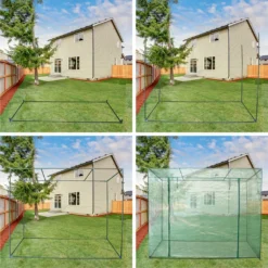 EINFEBEN Foliengewächshaus Gewächshäuser Treibhaus Tomatenhaus Pflanzenhaus Grün 200*80*170CM -Grünwelt Exporteren Garten-Winkel 1165512f1204a52960758e65a7549337