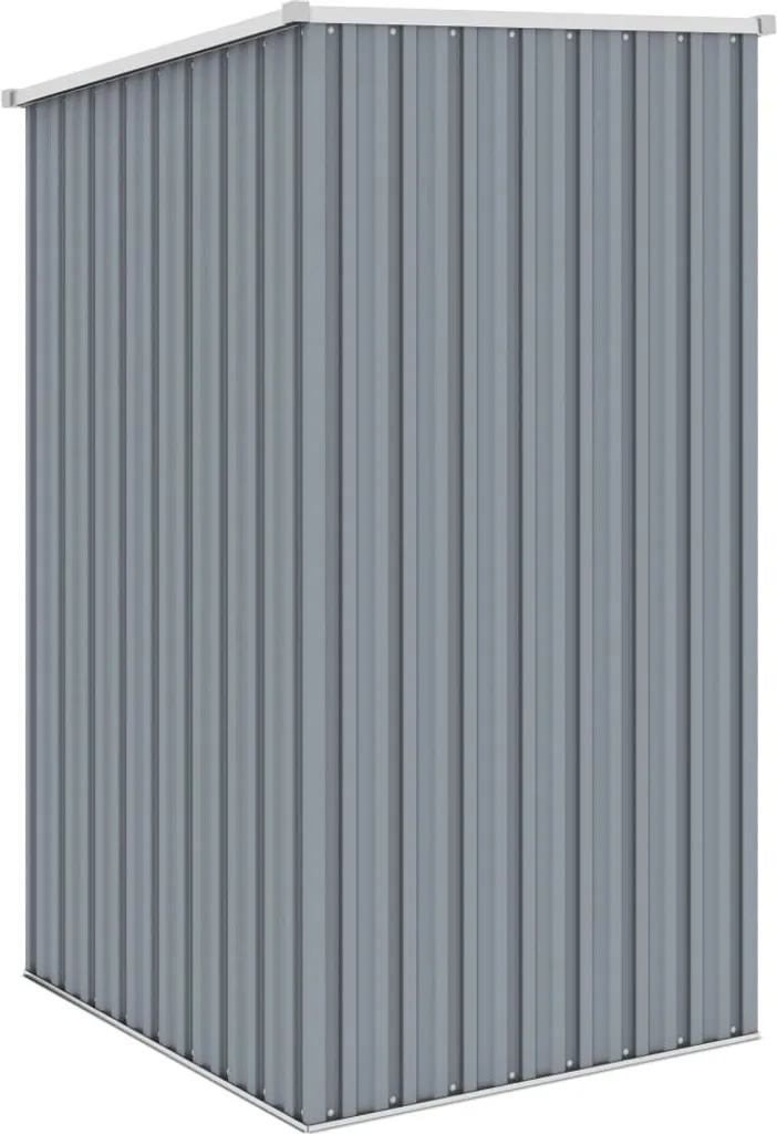 VidaXL Gerätehaus Grau 87x98x159 Cm Verzinkter Stahl 5 VidaXL Gerätehaus Grau 87x98x159 Cm Verzinkter Stahl – Bild 5