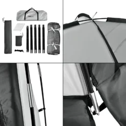 Pro-Tec Kuppelpavillon Grästorp Eventzelt Mit LED Partyzelt Inkl. Beleuchtung Mit Solarmodul Festzelt Wasserdicht 3,45 X 3,45 X 2,47 M Grau 12 Pro-Tec Kuppelpavillon Grästorp Eventzelt Mit LED Partyzelt Inkl. Beleuchtung Mit Solarmodul Festzelt Wasserdicht 3,45 X 3,45 X 2,47 M Grau -Grünwelt Exporteren Garten-Winkel 11d82cc2b4f9664813e71b01d8eb3cea