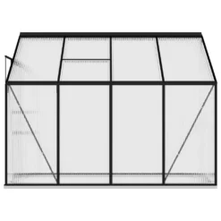 VidaXL Gewächshaus Anthrazit Aluminium 5,24 M³ 12 VidaXL Gewächshaus Anthrazit Aluminium 5,24 M³ -Grünwelt Exporteren Garten-Winkel 12542a71376f471f305b4256aef1f48d