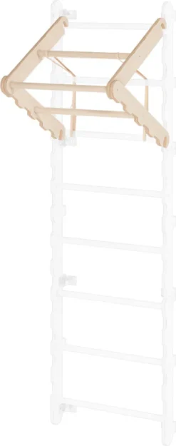 Moderner Klimmzugbügel Für Sprossenwand | Klimmzugstange Gefaltet Plywood 100% ECO