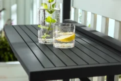 Dehner Balkon-Hängetisch, Klappbar, 90 X 65 X 41.7 Cm, FSC® Akazienholz, Dunkelgrau -Grünwelt Exporteren Garten-Winkel 133acb5176a15bd115aca25378f10977