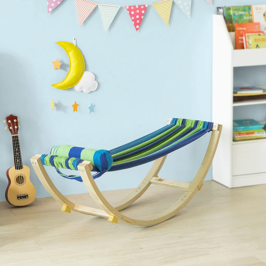 SoBuy Kinderhängematte Mit Sicherheitsstopper Hängematte Schaukel Für Kinder KMB16-J 4 SoBuy Kinderhängematte Mit Sicherheitsstopper Hängematte Schaukel Für Kinder KMB16-J – Bild 4