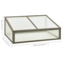 VidaXL Gewächshaus 100x65x40 Cm Tannenholz -Grünwelt Exporteren Garten-Winkel 150c1787821d9ab303cc9eb5a9f2ac6c
