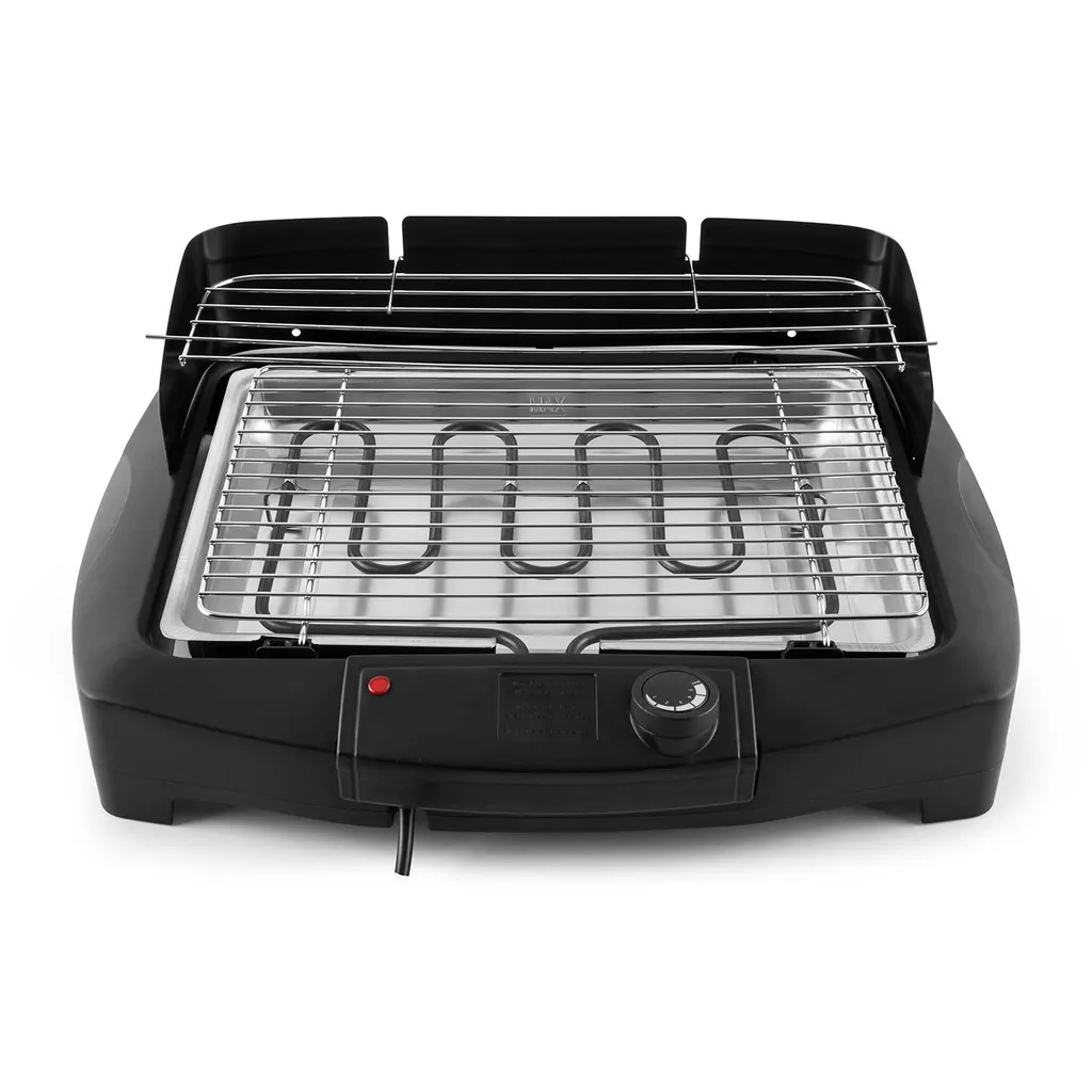 OneConcept Dr. Beef II Elektrogrill, Nutzbar Als Standgrill Oder Tischgrill, In - Und Outdoor Edition, Große Grillfläche, Bis 2000 W, Inkl. Standfuß, Thermostatstufenlos Regelbar, Schwarz 4 OneConcept Dr. Beef II Elektrogrill, Nutzbar Als Standgrill Oder Tischgrill, In - Und Outdoor Edition, Große Grillfläche, Bis 2000 W, Inkl. Standfuß, Thermostatstufenlos Regelbar, Schwarz – Bild 4