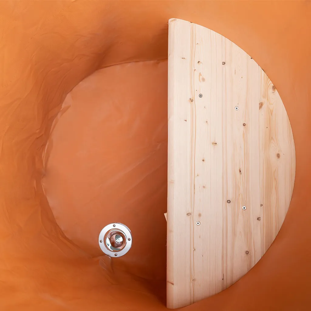 HOME DELUXE - Cold Tub / Badefass (180cm) ARUM - Aus Nordischer Fichte, Mit Integriertem Sitz I Badebottich, Eispool 14 HOME DELUXE - Cold Tub / Badefass (180cm) ARUM - Aus Nordischer Fichte, Mit Integriertem Sitz I Badebottich, Eispool – Bild 14