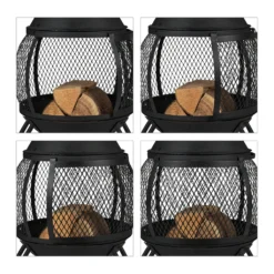 Relaxdays Terrassenofen In Schwarz -Grünwelt Exporteren Garten-Winkel 17688f236b057316b5785cf420ee141b