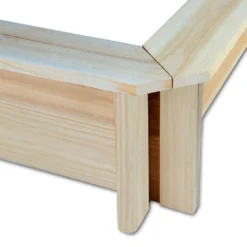 Spielwerk Sandkasten Midi Mit Dach Höhenverstellbar Neigbar 120x120cm Sandkiste Holz Natur UV 50+ Sonnenschutz Abdeckung Sandbox Sandspielzeug Kinder -Grünwelt Exporteren Garten-Winkel 179c1b01c5dd588e464e283823cf8aef