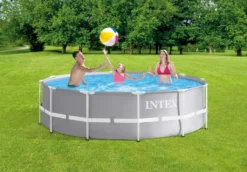 INTEX 26716GN Prism Frame Pool Inkl. GS-Filterpumpe Und Leiter (366x99cm) -Grünwelt Exporteren Garten-Winkel 17b545f44da5d38097d37bbdd1d176e9