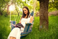 Amazonas Palau Ocean Hängestuhl Mit Rückenlehne Blau Hängestuhl -Grünwelt Exporteren Garten-Winkel 17b6bb19a64a13c7934b96e319fab3fa