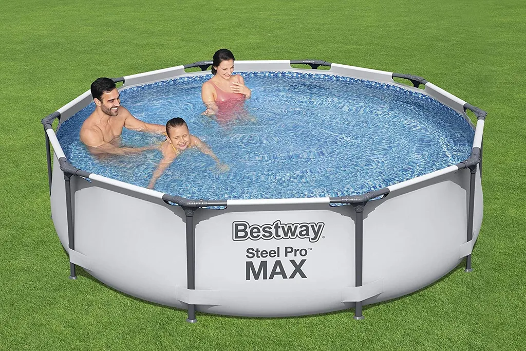 Bestway Frame Pool “Steel Pro™” 305x76 Cm - Rund - 4.678 L; 56406 16 Bestway Frame Pool “Steel Pro™” 305x76 Cm - Rund - 4.678 L; 56406 – Bild 16
