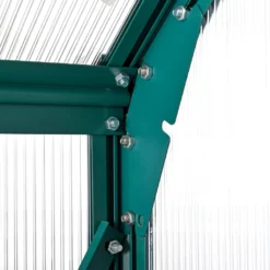 Outsunny Gewächshaus Für Den Garten, Vielseitig Nutzbar Als Treibhaus, Tomatenhaus, Frühbeet Und Pflanzenhaus, 4 Mm PC Sonnenschutzplatte, Aluminium, Transparent+Grün, 250x190x219 Cm -Grünwelt Exporteren Garten-Winkel 1904e95a4e7400a612b4905f03a4aa3e