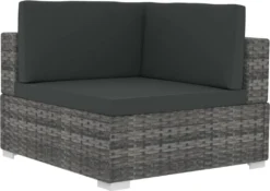VidaXL Ecksofas 2 Stk. Mit Auflagen Poly Rattan Grau 8 VidaXL Ecksofas 2 Stk. Mit Auflagen Poly Rattan Grau -Grünwelt Exporteren Garten-Winkel 19ec4c2871f8d7616ba72f43e7150ff8